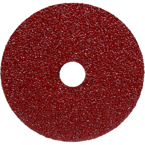 Disque en fibre 782C, Grain de c&eacute;ramique, 36+, 5" Dia x 7/8" Arbre Action Paper