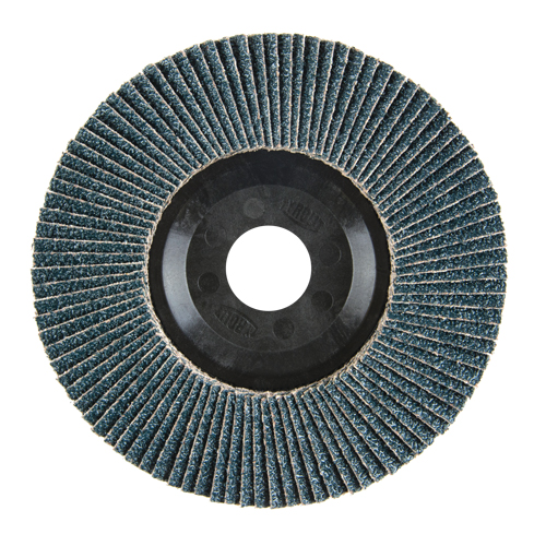Disque &agrave; lamelles, 4-1/2" x 7/8", Type 27, Grain 40, Zirconium Action Paper
