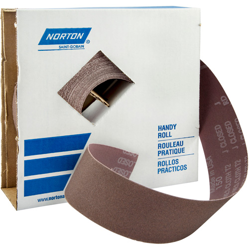 Rouleau de toile abrasive Metalite, Oxyde d'aluminium, 2" la x 150' lo, Grain 220 Action Paper