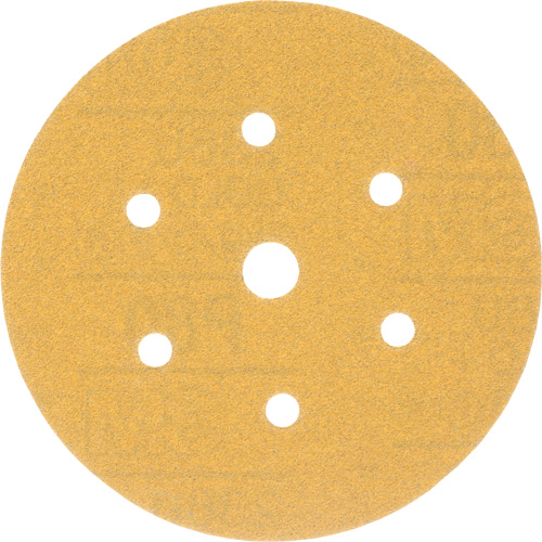 3M Hookit Film Disc, 6" Dia., P80 Grit, Aluminum Oxide, C-Weight Action Paper