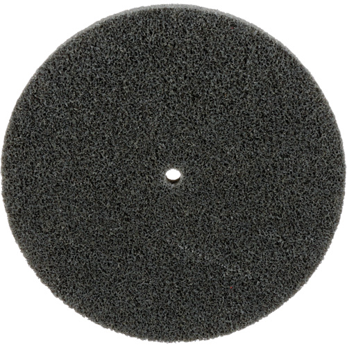 Scotch-Brite EXL Unitized Wheel, 5" x 1/2", 1/4" Arbor, Fine Grit, Silicon Carbide Action Paper
