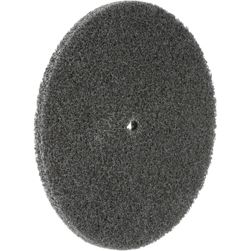 Scotch-Brite EXL Unitized Wheel, 5" x 1/4", 1/4" Arbor, Fine Grit, Silicon Carbide Action Paper