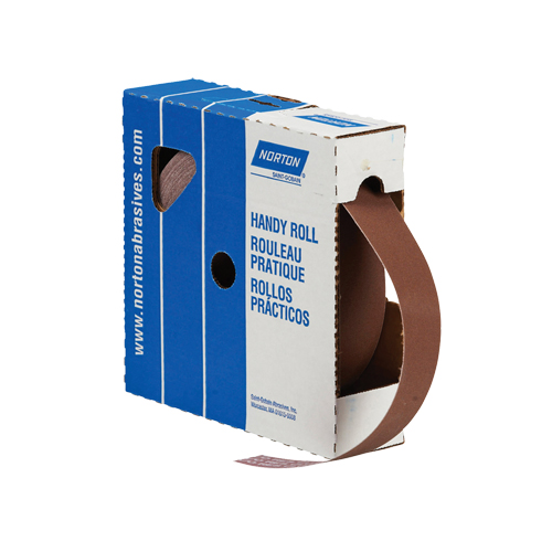 Sanding Handy Roll, Aluminum Oxide, 3" W x 150' L, P80 Grit Action Paper