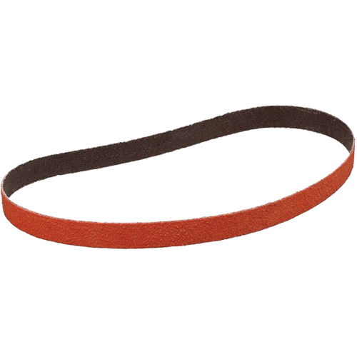 Cubitron II Abrasive Belt, 1/2" W x 12" L, Ceramic, 80+ Grit Action Paper