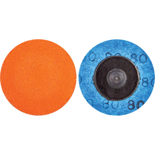 Disque en fibre, Grain de c&eacute;ramique, 80, 2" Dia Action Paper