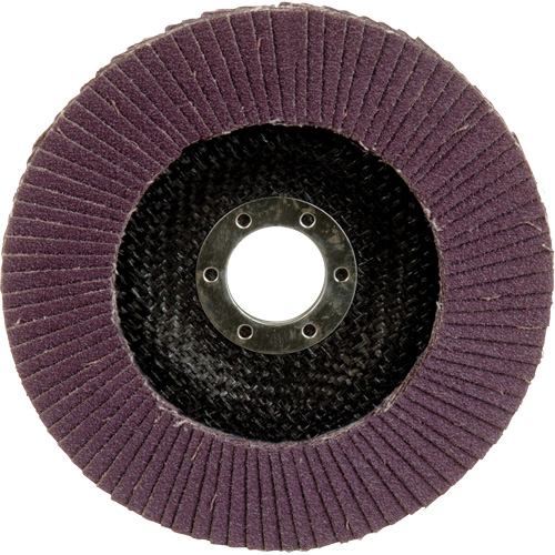 Disque &agrave; lamelles &agrave; changement rapide 769F, 5" x 7/8", Type 27, Grain 80+, C&eacute;ramique Action Paper