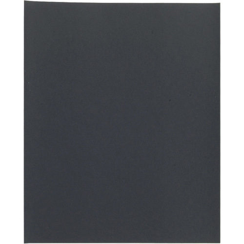 Feuille de ponçage imperm&eacute;able Black Ice, 9" x 11", Grain 600, Oxyde d'aluminium Action Paper
