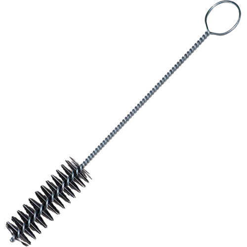 Twisted Steel Tube Brush, 1/8" Dia. x 1" L, 6" Overall Length Action Paper