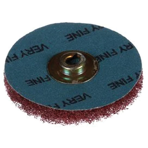 Disque HS de polissage et de brossage &agrave; changement rapide Standard Abrasives, 2" dia., Grain Tr&egrave;s fin, Oxyde d'aluminium Action Paper