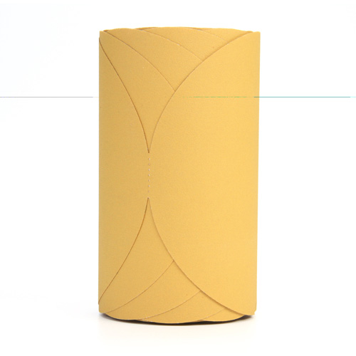 Stikit 255L Gold Film Disc Roll, 6" Dia., P180 Grit, Aluminum Oxide Action Paper
