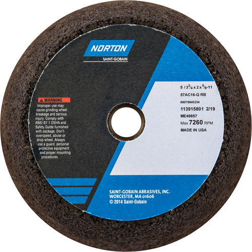 Gemini&reg; Non-Reinforced Portable Snagging Wheel Action Paper