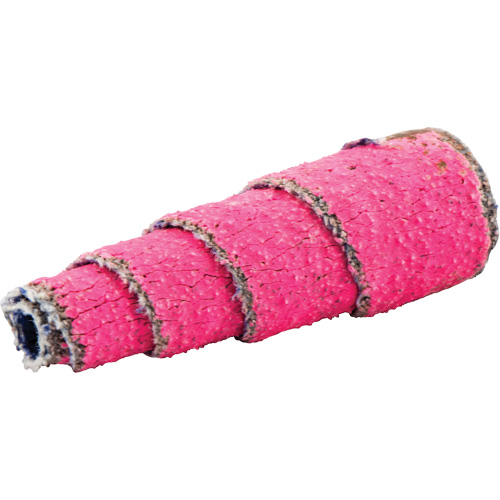 Rouleaux de cartouches en spirale pleine conique R928, 80 Grain, 1/2" dia., C&eacute;ramique d'alumine, 1-1/2" lo, 1/8" Dimension de l'arbre Action Paper