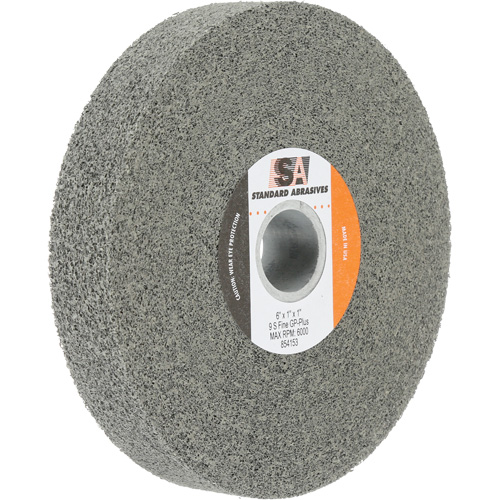 Standard Abrasives General Purpose Plus Wheel, 6" x 1", 1" Arbor, Silicon Carbide Action Paper