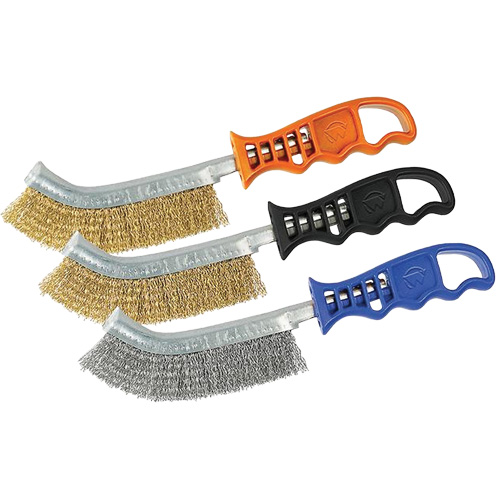 Brosse &agrave; gratter avec rev&ecirc;tement en laiton, Longueur 9-5/8" Action Paper