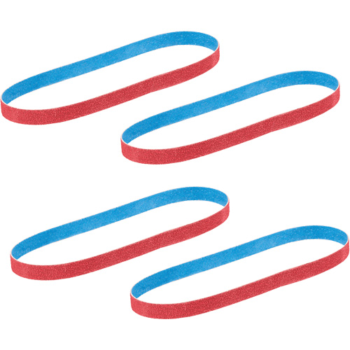 Courroie pour lime &agrave; ruban, 3/8" la x 13" lo, C&eacute;ramique, Grain 120 Action Paper