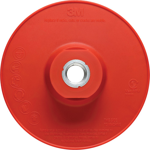 Ribbed Back-Up Pad, 4" Action Paper