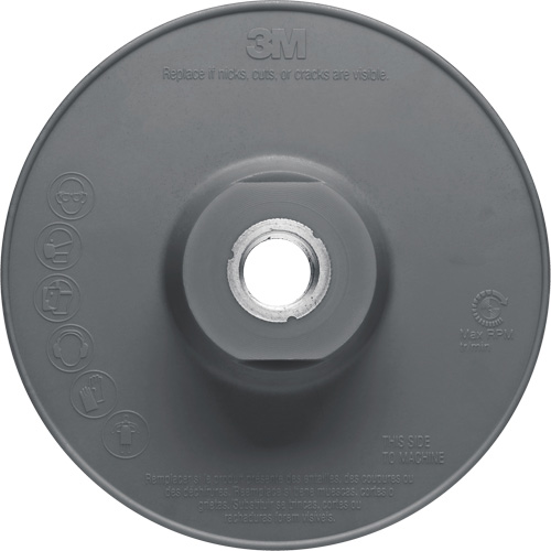 Ribbed Back-Up Pad, 4" Action Paper