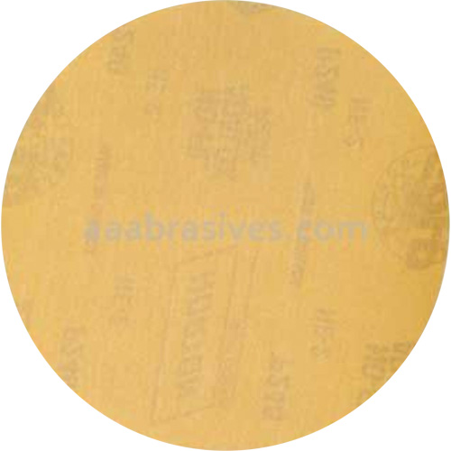 Disque de ponçage sans remplissage &agrave; boucles & crochets Adalox Gold Reserve, 5" dia., Grain P320, Oxyde d'aluminium Action Paper