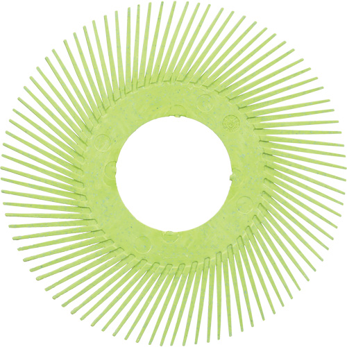 Scotch-Brite Type A Precision Radial Bristle Brush PN-RB without Adapter, Ceramic, 50+ Grit, 6" Dia. Action Paper