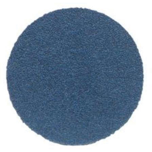 BlueFire Hook & Loop Disc, 6" Dia., 80 Grit, Zirconia Alumina, E-Weight Action Paper