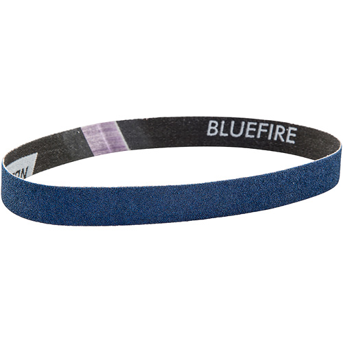 Courroie pour ponceuse BlueFire, 3/4" la x 20-1/2" lo, Alumine de zirconium, Grain 80 Action Paper