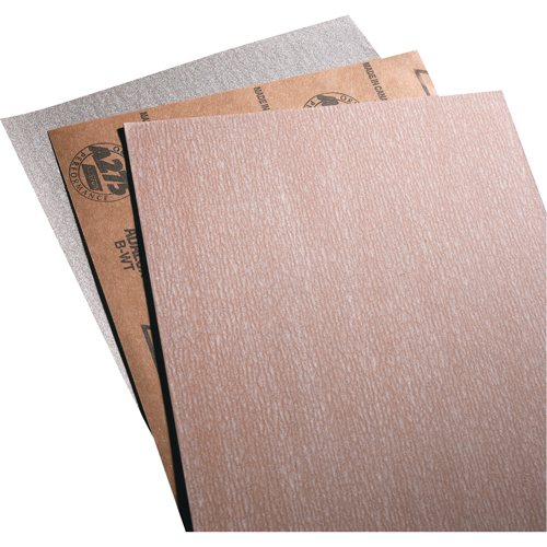 Sandpaper, Paper Sheets - No-Fil Adalox A275, 9" x 11", 80 Grit, Aluminum Oxide Action Paper