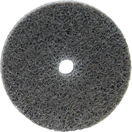Disque unifi&eacute; non tiss&eacute; Bear-Tex, 3" x 1/4", Arbre de 1/4", Grain de Fin, Oxyde d'aluminium Action Paper