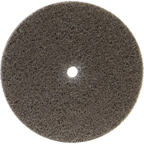 Disque unifi&eacute; non tiss&eacute; Bear-Tex, 3" x 1/4", Arbre de 1/4", Grain de Moyen, Oxyde d'aluminium Action Paper