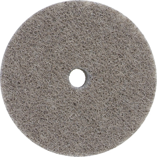 Bear-Tex&reg; Non-Woven Unified Wheel, 3" x 1/4", 3/8" Arbor, Fine Grit, Aluminum Oxide Action Paper