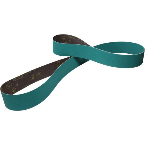 Cloth Sanding Belt, 3/4" W x 18" L, Zirconia Alumina, 40 Grit Action Paper