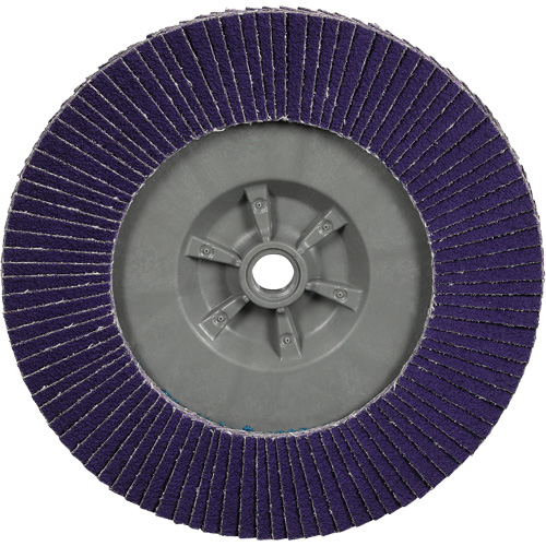 Cubitron 3 Flat Flap Disc with Quick Change 1169F, 7" x 5/8"-11, Type T27, 40+ Grit, Ceramic Action Paper