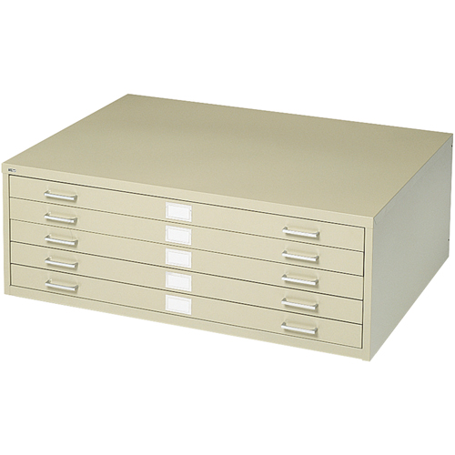 Classeurs en acier pour plans, 5 Tiroirs, 40-3/8" la x 29-3/8" p x 16-1/2" h Action Paper