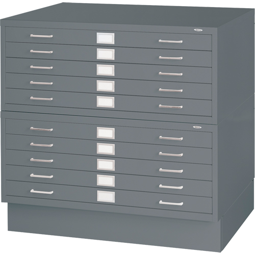 Classeurs en acier pour plans, 5 Tiroirs, 40-3/8" la x 29-3/8" p x 16-1/2" h Action Paper
