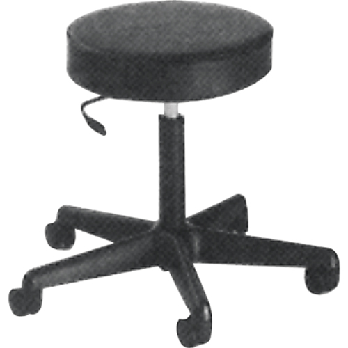 Tabouret de travail de s&eacute;rie 900, Mobile, Ajustable, , Tissu Si&egrave;ge, Noir Action Paper