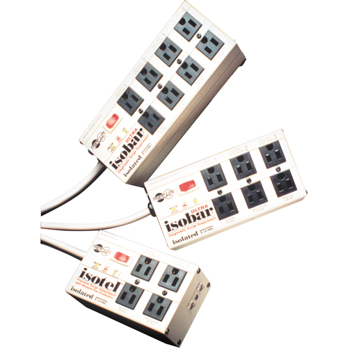 Isobar&reg; Premium Surge Suppressors, 4 Outlets, 3330 J, 1440 W, 6' Cord Action Paper