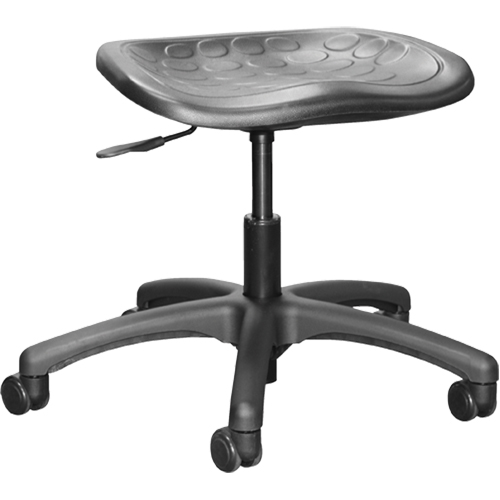 Shoptech Ergonomic Industrial Stools, Mobile, Adjustable Height, 275 lbs. Capacity Action Paper