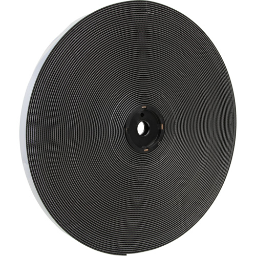 Dual Lock Reclosable Fastener, Self-Mating, 50 yds x 1", Adhesive, Black Action Paper