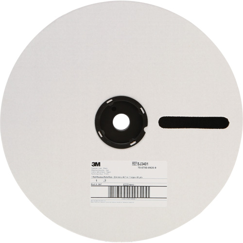 Attache, Boucle, 50 vg x 2", Adh&eacute;sif, Noir Action Paper