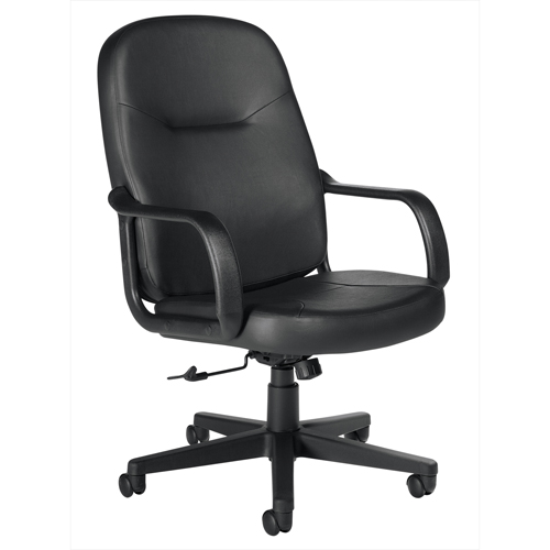 Office Chairs, Leather, Black Action Paper