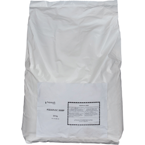 Powdered Flocculant, 55 lbs. (25 kg), Bag Action Paper