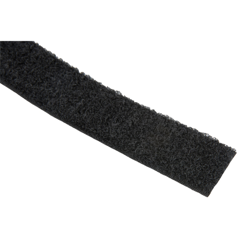Bande d'attaches, Boucle, 50 vg x 1", Cousu, Noir Action Paper