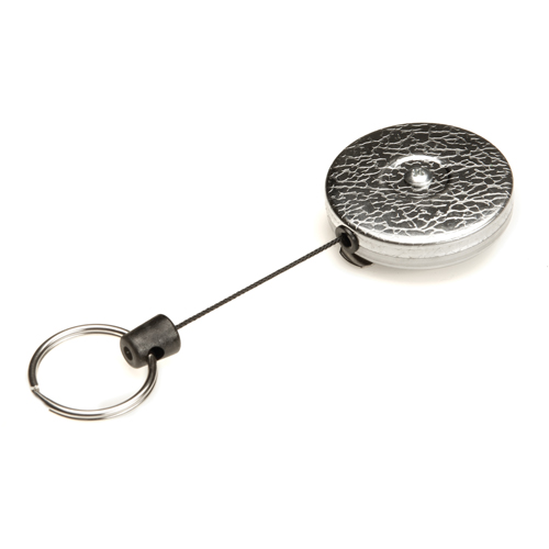 D&eacute;rouleurs autor&eacute;tractables originaux #485-HDK, Chrome, C&acirc;ble 48", Fixation Agrafe de ceinture Action Paper