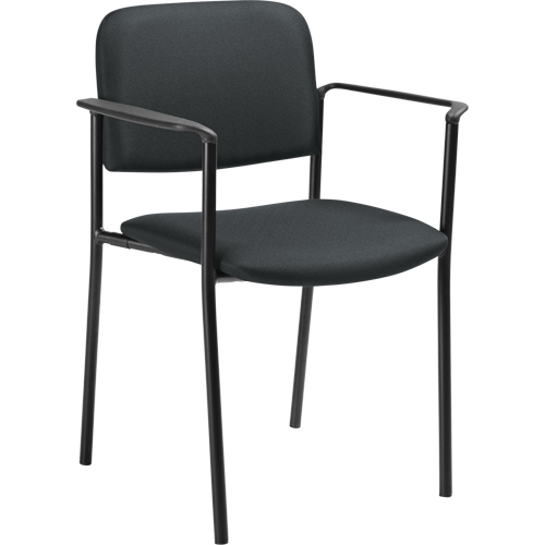 Chaises empilables, Tissu, Hauteur 32", Capacit&eacute; 300 lb, Charbon Action Paper