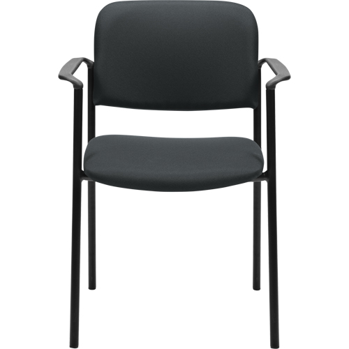 Chaises empilables, Tissu, Hauteur 32", Capacit&eacute; 300 lb, Charbon Action Paper