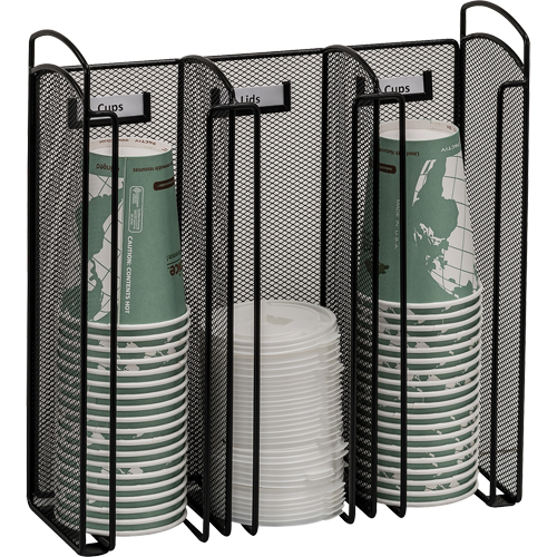 Onyx Cup & Lid Holder Organizer Action Paper