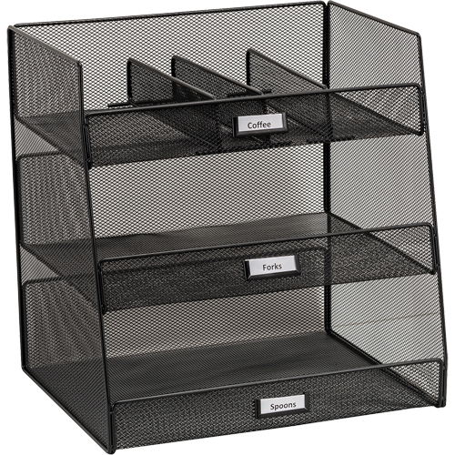 Onyx Break Room Supplies Organizer Action Paper
