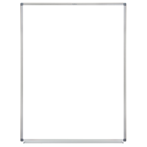Porcelain Whiteboard, Magnetic, 36" W x 48" H Action Paper