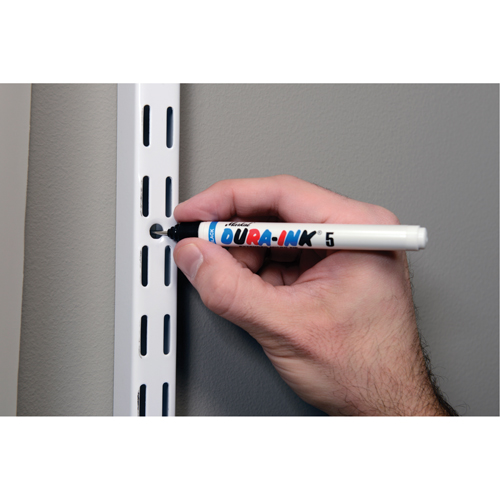 Dura-Ink&reg; #5 Permanent Marker, Micro Tip, Black Action Paper