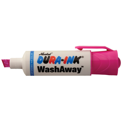 Dura-Ink&reg; WashAway Ink Marker, Chisel, Pink Action Paper