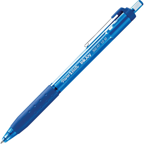 Inkjoy 300RT Pen, Blue, 1 mm, Retractable Action Paper